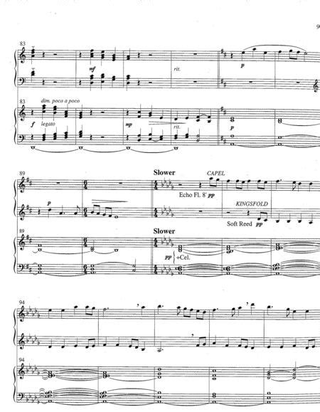 Rhapsody On English Hymntunes (Organ Duet)